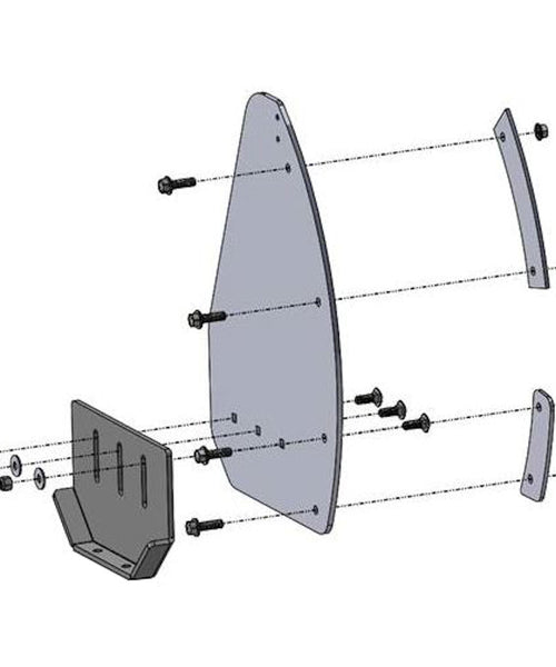 DENALI UTV Plow Blade Box Ends