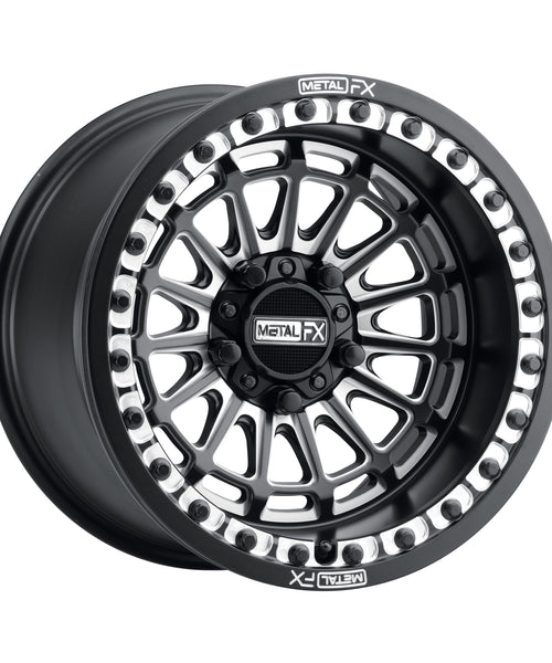 Delta R Beadlock | Satin Black Contrast Cut