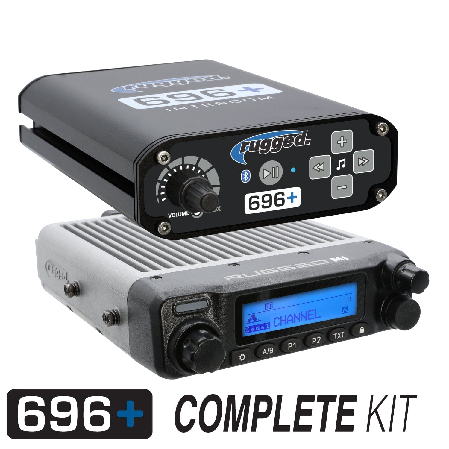 RRP696 2 PERSON BLUETOOTH INTERCOM SYSTEM WITH DIGITAL RADIO & OVER THE HEAD (OTH) HEADSETS