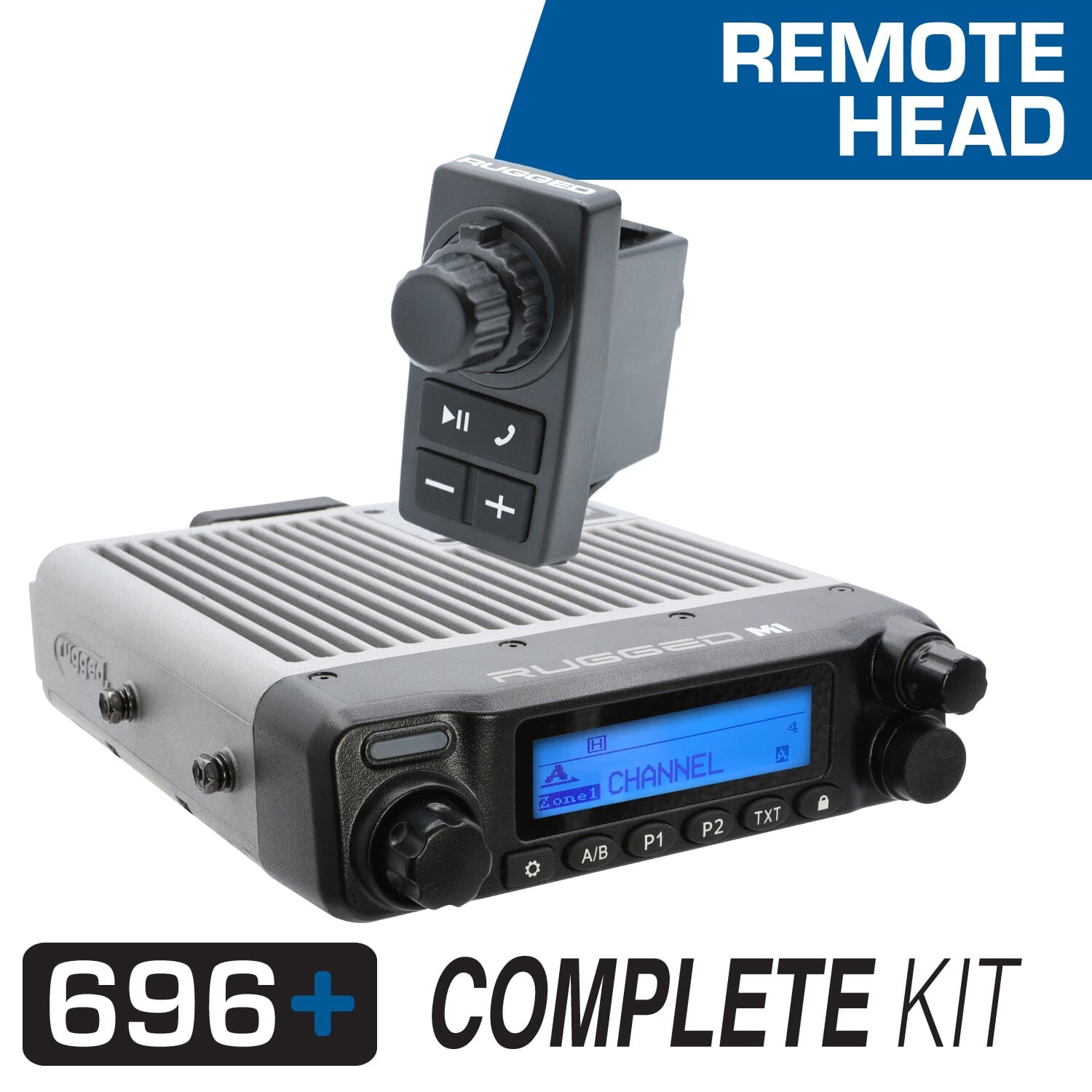 698 PLUS REMOTE HEAD COMPLETE COMMUNICATION KIT - WITH OVER THE HEAD ALPHA BASS HEADSETS