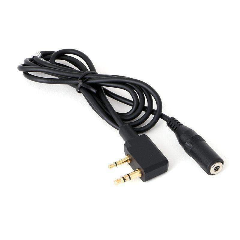RUGGED RH5R & KENWOOD 2-PIN LISTEN ONLY 3.5MM PLUG FOR HANDHELD RADIOS