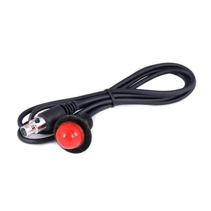 HOLE MOUNT PUSH TO TALK CABLE (PTT) WITH 48" STRAIGHT CORD FOR INTERCOMS