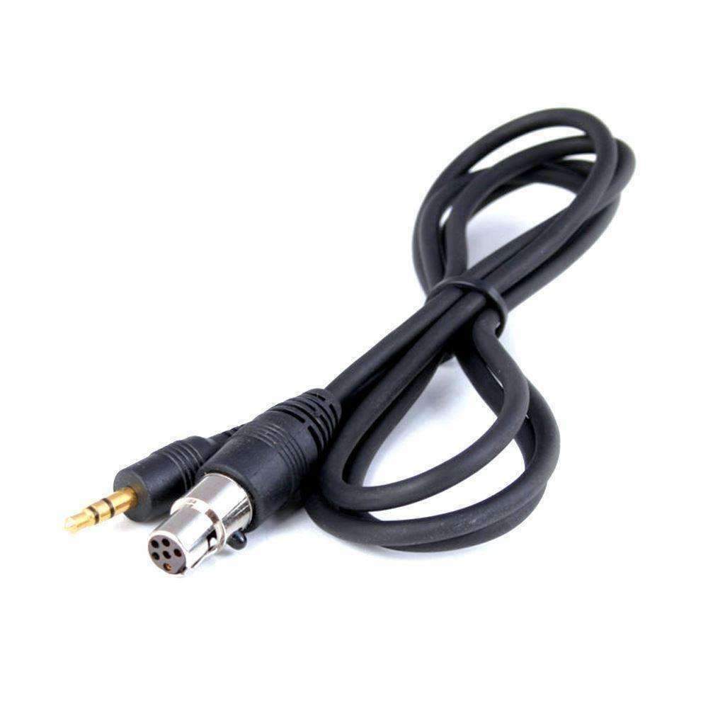 6' FOOT 3.5MM JACK TO 6-PIN INTERCOM AUX PORT CABLE