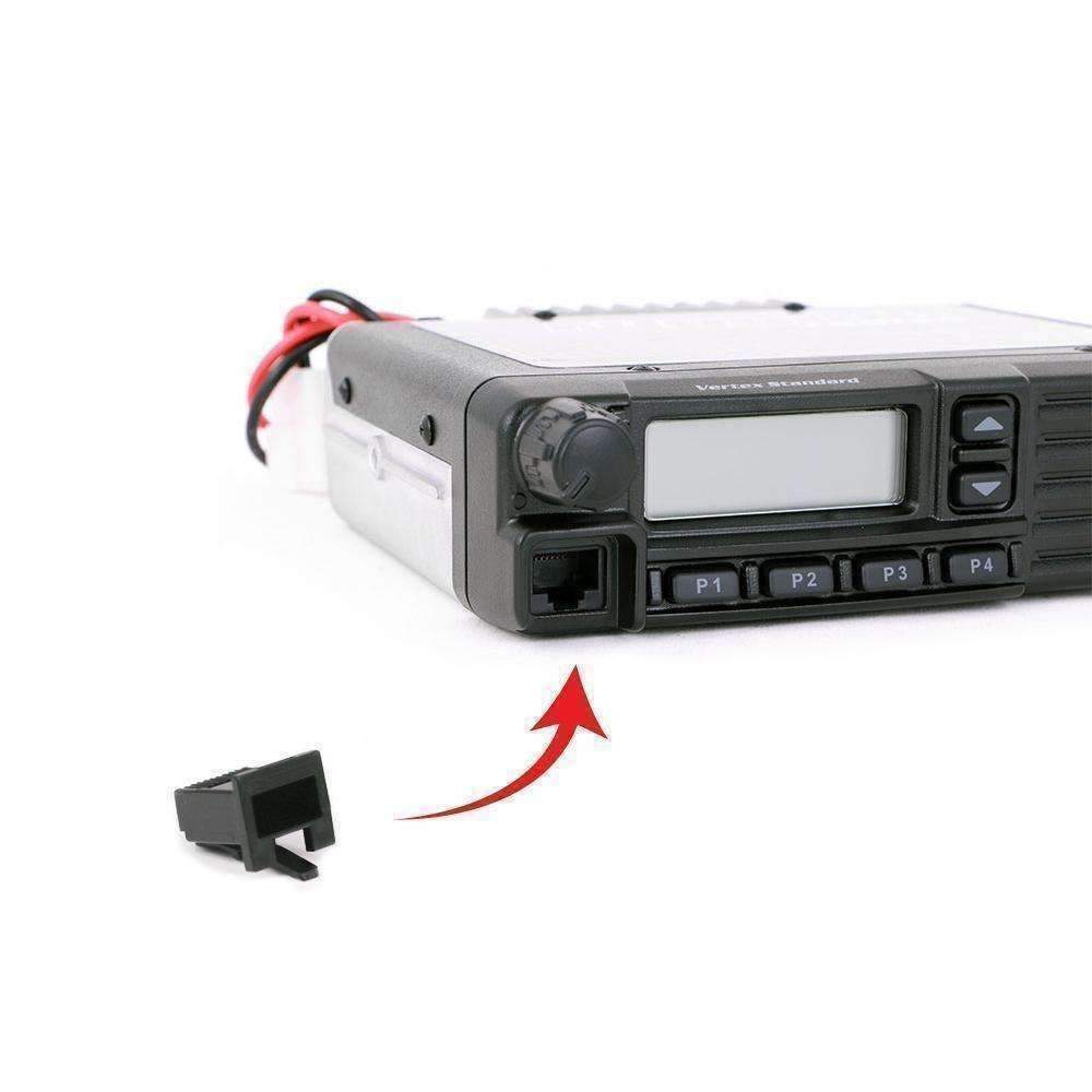 RJ-45 DUST CAP FOR MOBILE RADIO HAND MIC PORTS