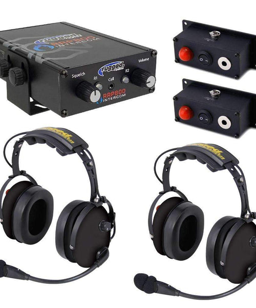 Fire and Safety 2-Person Dual Radio Intercom Kit