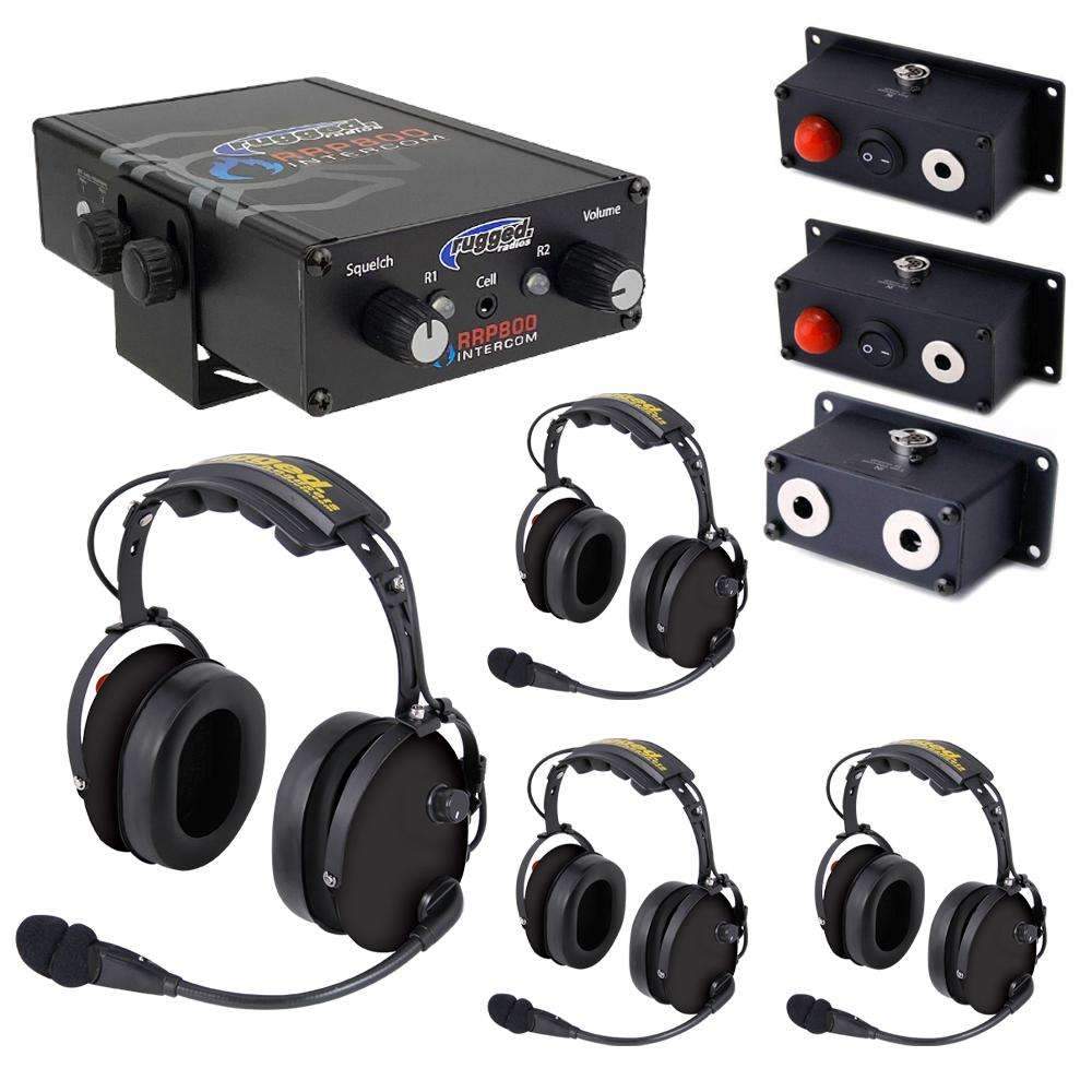 RRP800 FIRE & SAFETY DUAL RADIO INTERCOM 4 PLACE KIT