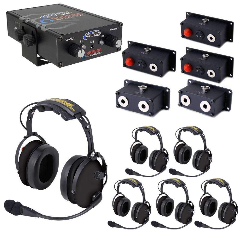 RRP800 FIRE & SAFETY DUAL RADIO INTERCOM PUMP PANEL 6 PLACE KIT