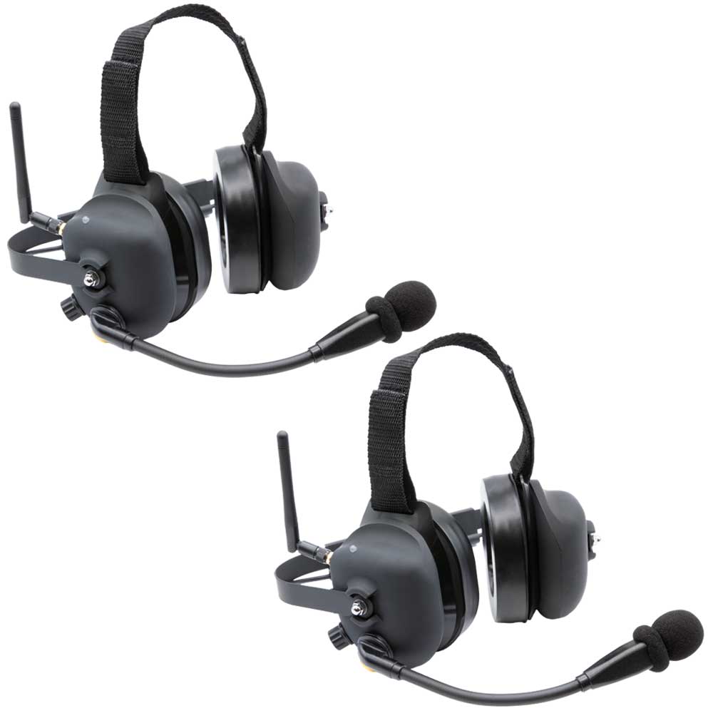 WIRELESS DOUBLE TALK DUAL HEADSET INTERCOM SYSTEM (HANDS FREE)