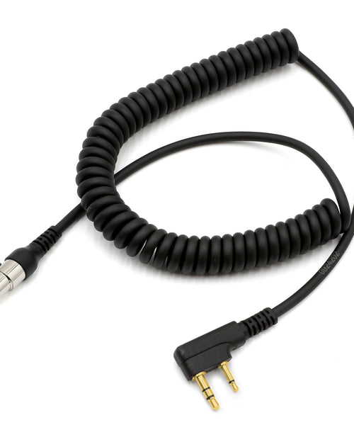 Rugged and Kenwood Handheld Radio - Headset Coil Cord