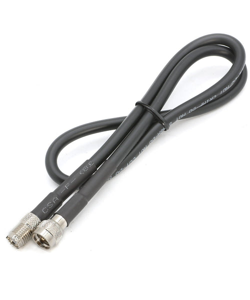 2 Ft Antenna Cable Extension for Mini 3/8 NMO Coax Cable