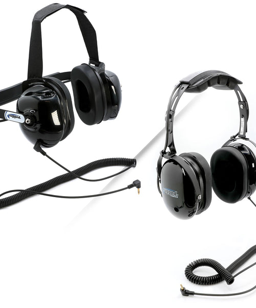 Listen Only Headsets with 3.5 mm Mono Audio Cable