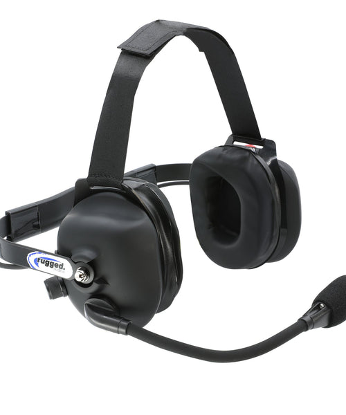 H43 Rubberized Behind the Head (BTH) 2-Way Radio Headset