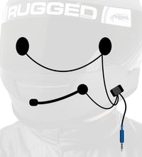 SUPER SPORT Wired Helmet Kit with Alpha Audio Speakers and Mic