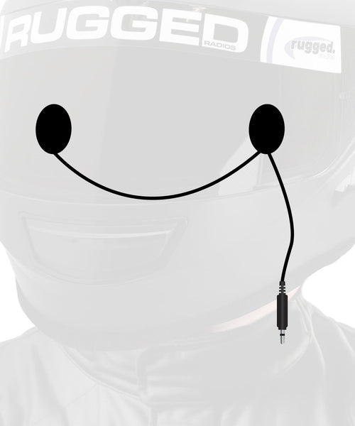 In-Helmet Speakers with 3.5mm Plug