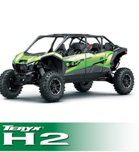 Kawasaki Teryx4 and Teryx5 H2 Complete Communication Kit with Bluetooth Intercom and 2-Way Radio