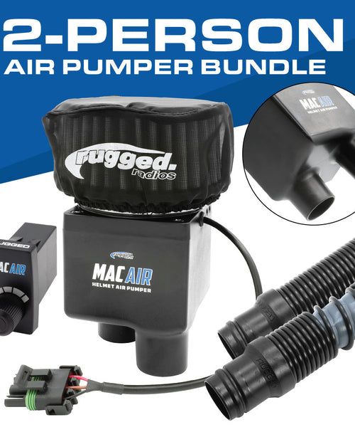 MAC Air 2-Person Helmet Air Pumper (Bundle)