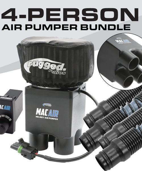 MAC Air 4-Person Helmet Air Pumper (Bundle)
