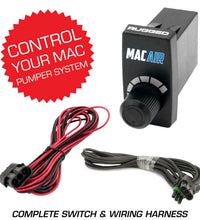 Rocker Switch Variable Speed Controller (VSC) for MAC Helmet Air Pumper - Complete Switch & Wiring Harness