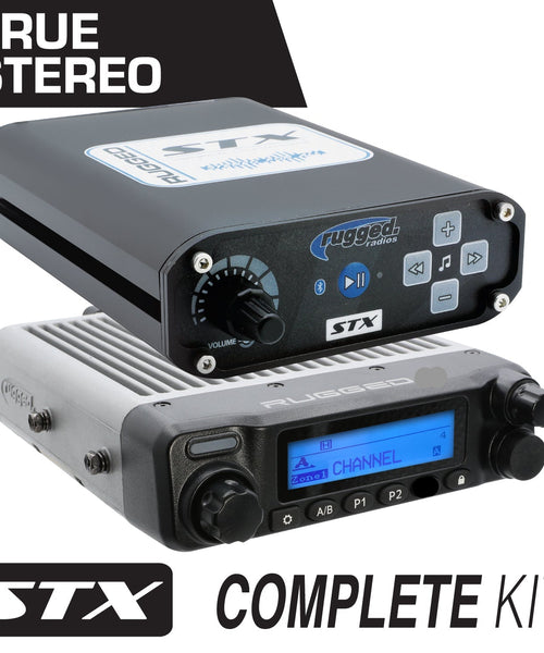 STX STEREO Complete Master Communication Kit with Intercom and 2-Way Radio