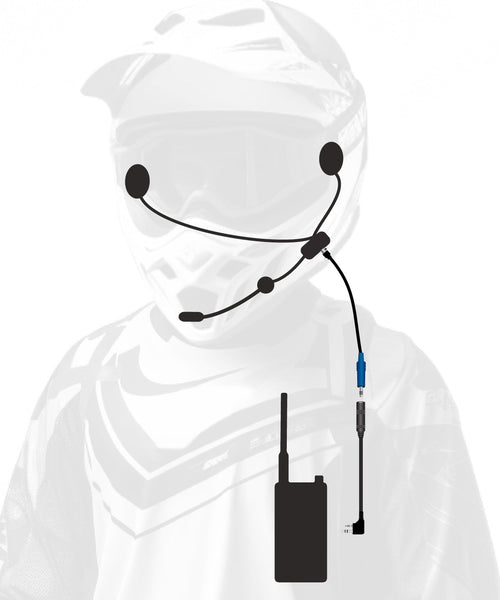 ENDURO Moto Kit -  Includes Helmet Kit and Compact Harness Cable
