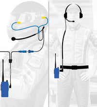 RUGGED Wired Driver and Crew Chief Racing Kit with R1 Radios