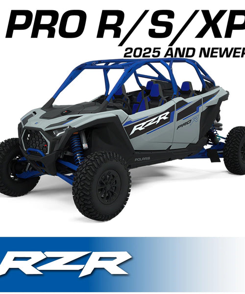 2025 and Newer Polaris RZR Pro XP, Pro R, and Pro S - Complete Communication Kit with Bluetooth Intercom and 2-Way Radio