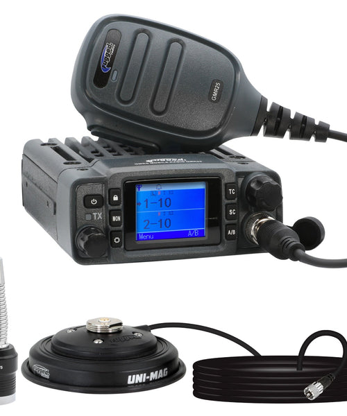 Radio Kit - GMR25 Waterproof GMRS Band Mobile Radio with Antenna