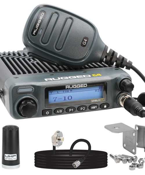 Radio Kit Lite - Rambler G4 GMRS Band Mobile Radio with Stealth Antenna