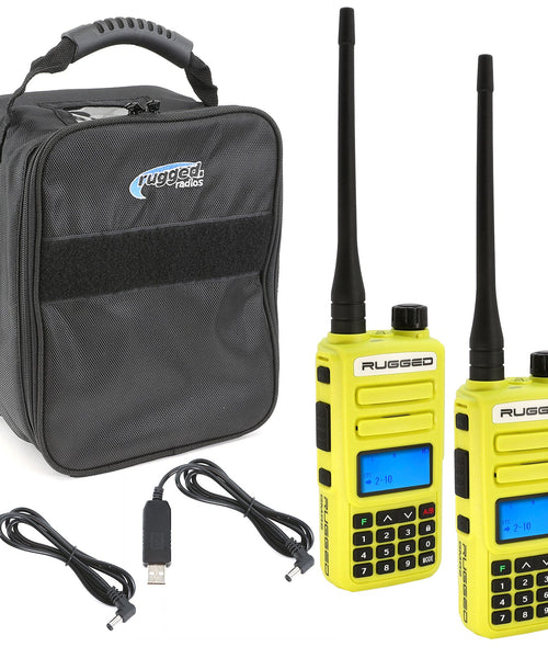 GO BAG - High Visibility GMR2 PLUS Emergency Radio Bundle