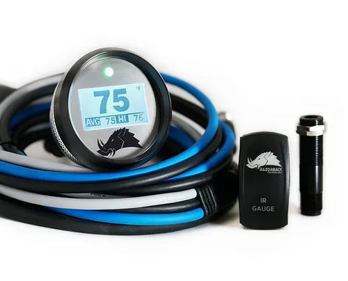 3.2 Dimmable Infrared Belt Temp Gauge (Black)