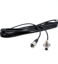 17 Ft Antenna Coax Cable with 3/8" NMO (TM) Thick Mount
