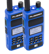 2 PACK - Rugged R1 - Business Band Two Way Handheld Radio - Digital and Analog