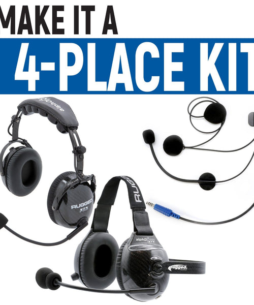 Rear Seat Expansion Kit with Helmet Kits or Headsets