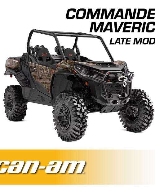 Can-Am Commander and Late Model Maverick Complete Communication Kit with Bluetooth Intercom and 2-Way Radio - Glove Box Mount
