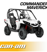Can-Am Commander and Maverick Complete Communication Kit with Bluetooth Intercom and 2-Way Radio - Dash Mount