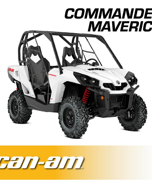 Can-Am Commander and Maverick Complete Communication Kit with Bluetooth Intercom and 2-Way Radio - Dash Mount