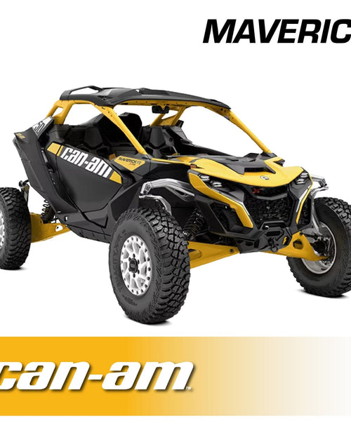 Can-Am Maverick R Complete Communication Kit with Rocker Switch Bluetooth Intercom and 2-Way Radio