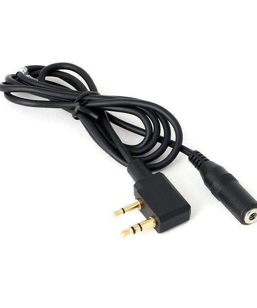 Drivers Listen Only Ear Buds Adaptor Cable to Rugged and Kenwood Handheld Radios