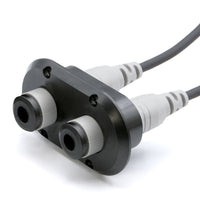Dual Headset / Helmet Jack Flush Mount