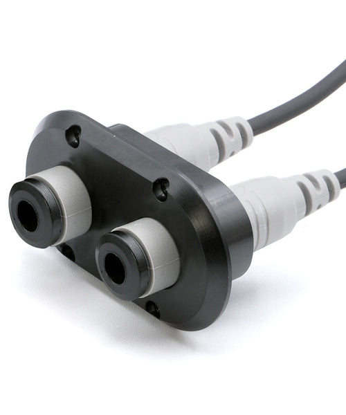 Dual Headset / Helmet Jack Flush Mount