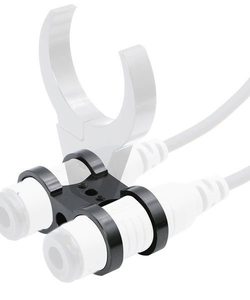 Dual Headset or Helmet Jack - Bar Mount