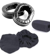 Gel Ear Seals Comfort Kit with Cloth Ear Covers & Mic Muff