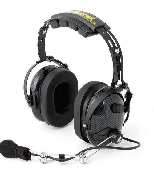 H22 Over the Head (OTH) Headset for 2-Way Radios - Black Carbon Fiber