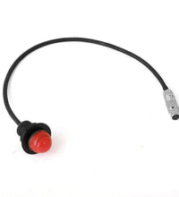 Hole Mount Push to Talk Cable (PTT) with 12" Straight Cord for Intercoms