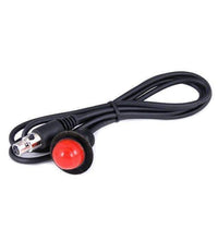 Hole Mount Push to Talk Cable (PTT) with 48" Straight Cord for Intercoms