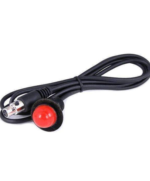 Hole Mount Push to Talk Cable (PTT) with 48" Straight Cord for Intercoms