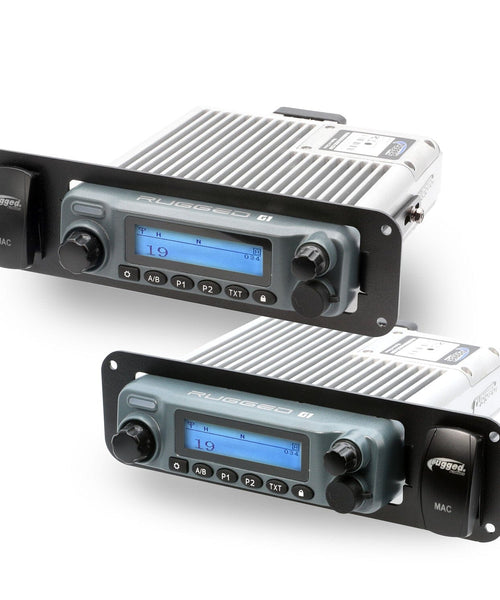 In-Dash Mount with Switch Hole for Rugged Radios