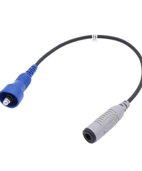 Male OFFROAD Straight Cable to Female STX STEREO or TRAX Stereo Intercom Adapter