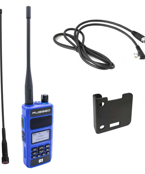 RADIO KIT - Rugged R1 - Business Band Two Way Handheld Radio to Intercom