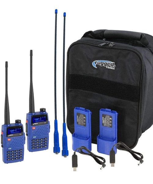 V3 READY PACK - Rugged V3 - Business Band Two Way Handheld Radios - Analog Only
